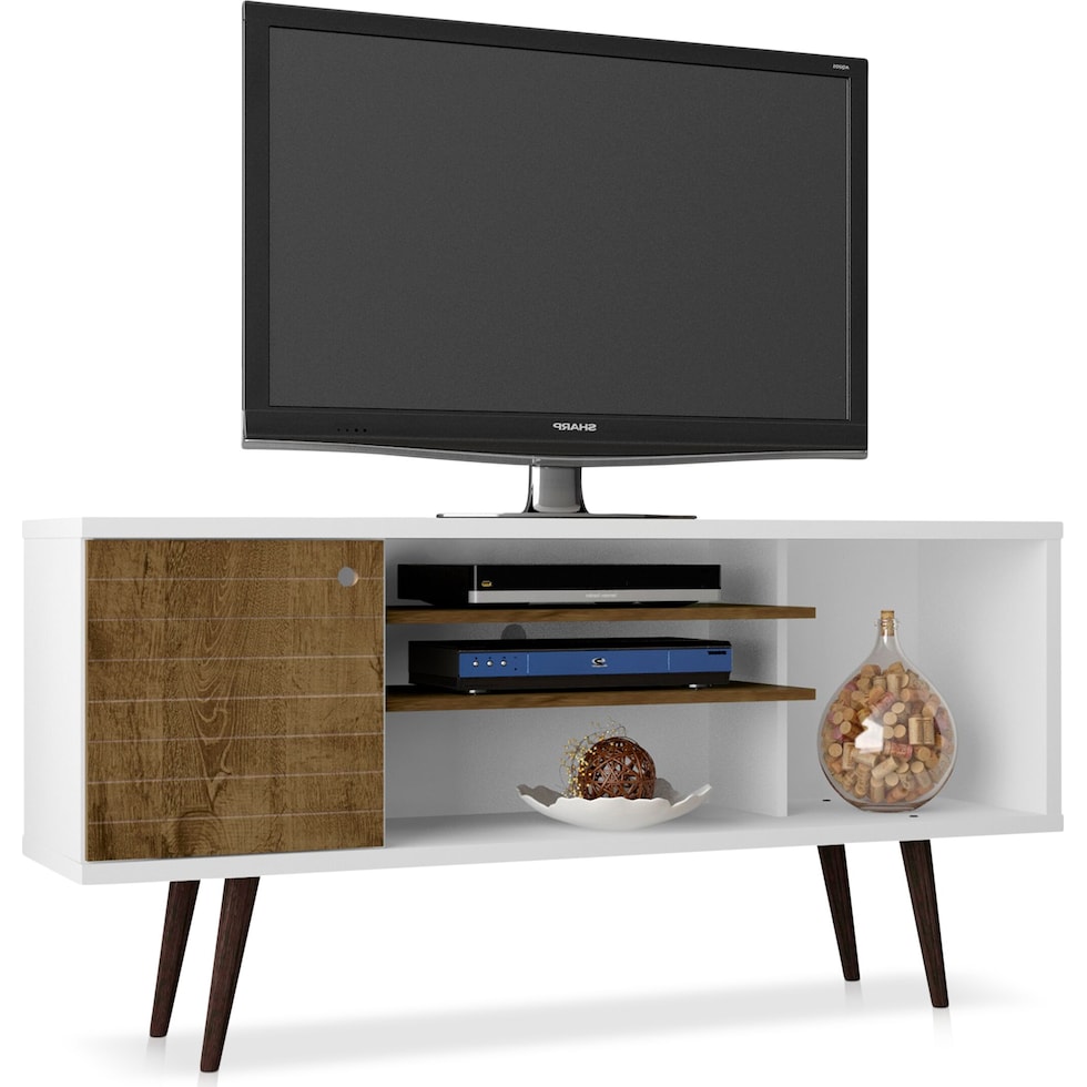 webb white tv stand   