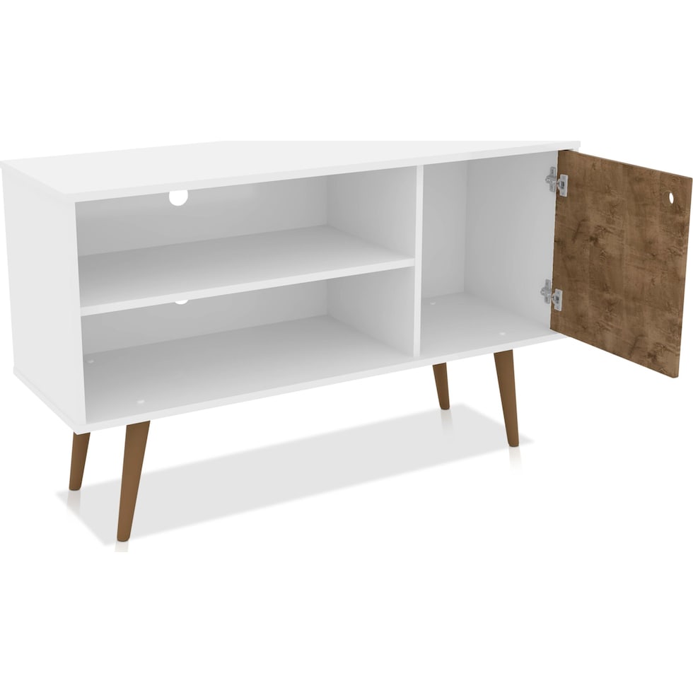 webb white tv stand   