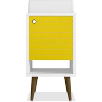 webb white yellow bathroom vanity   