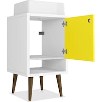 webb white yellow bathroom vanity   