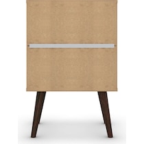webb white yellow nightstand   