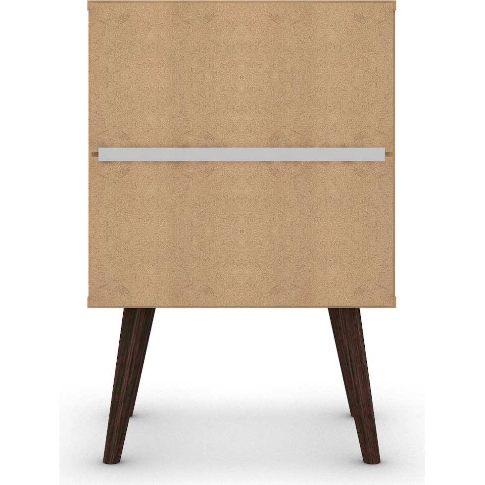 webb white yellow nightstand   
