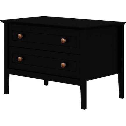 Wedelia 2 Drawer Dresser - Black