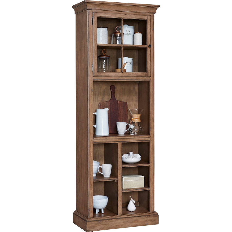 wednesday light brown cabinet   