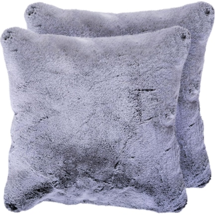 Wellington 2-Pack 20" x 20" Accent Pillows - Gray