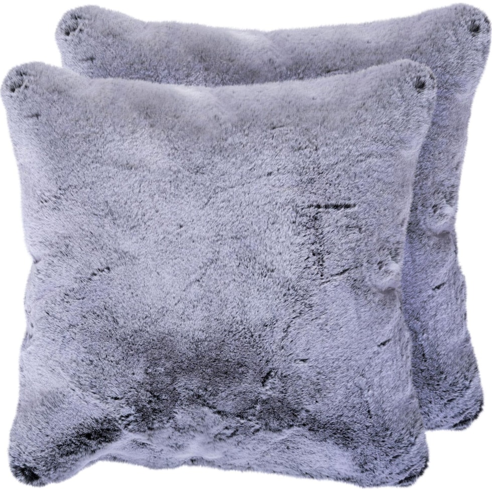 wellington gray  pc accent pillows   