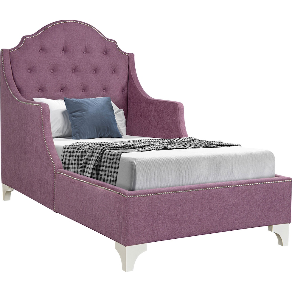 wendella purple full bed   