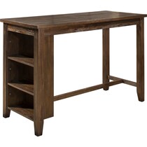 Werner Counter-Height Dining Table with Storage - Espresso | American ...