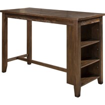 Werner Counter-Height Dining Table with Storage - Espresso | American ...
