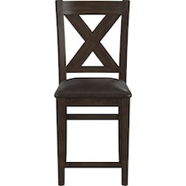 werner dark brown counter height stool   