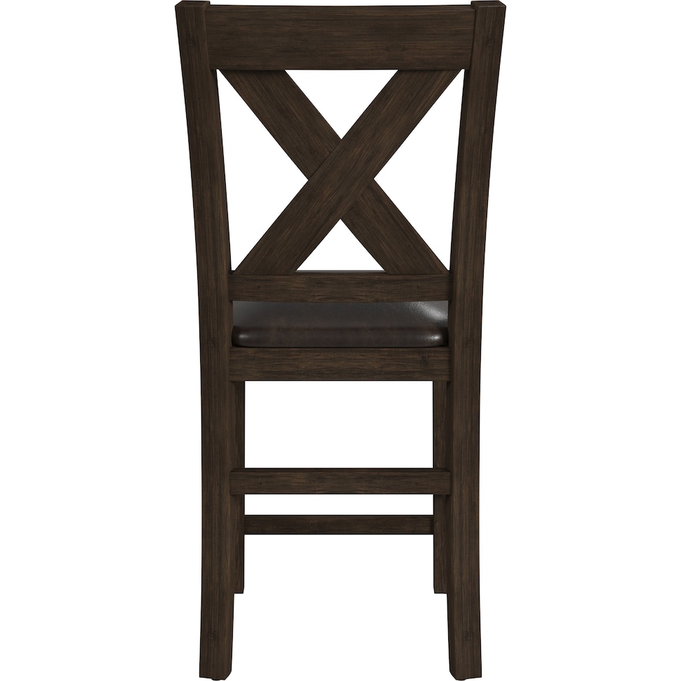 werner dark brown counter height stool   