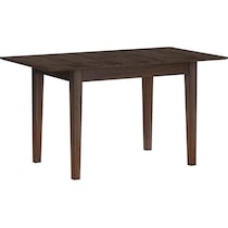 werner dark brown dining table   