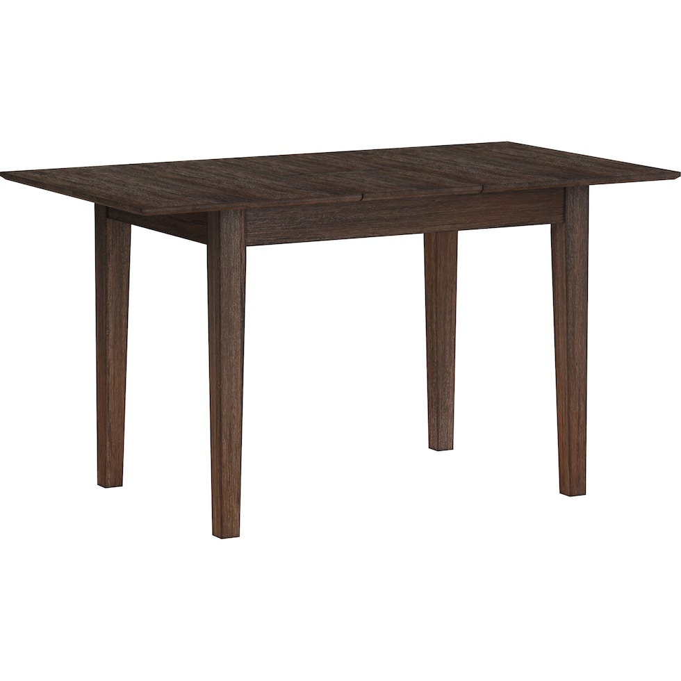 werner dark brown dining table   