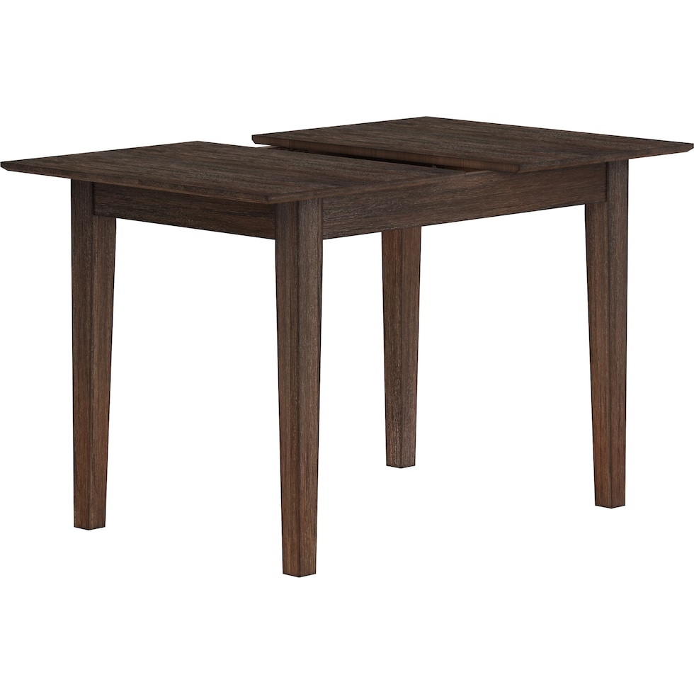 werner dark brown dining table   