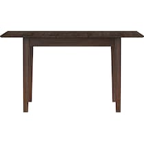 werner dark brown dining table   