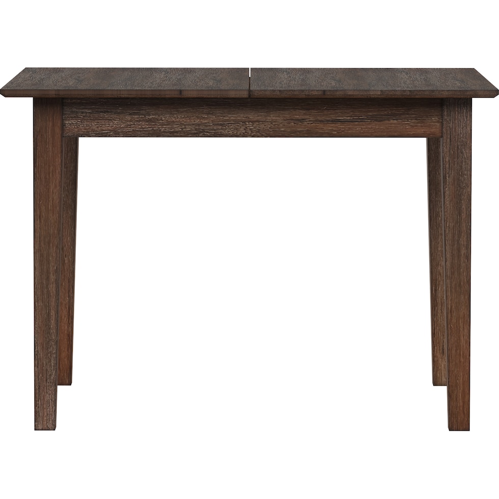 werner dark brown dining table   