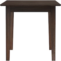 werner dark brown dining table   