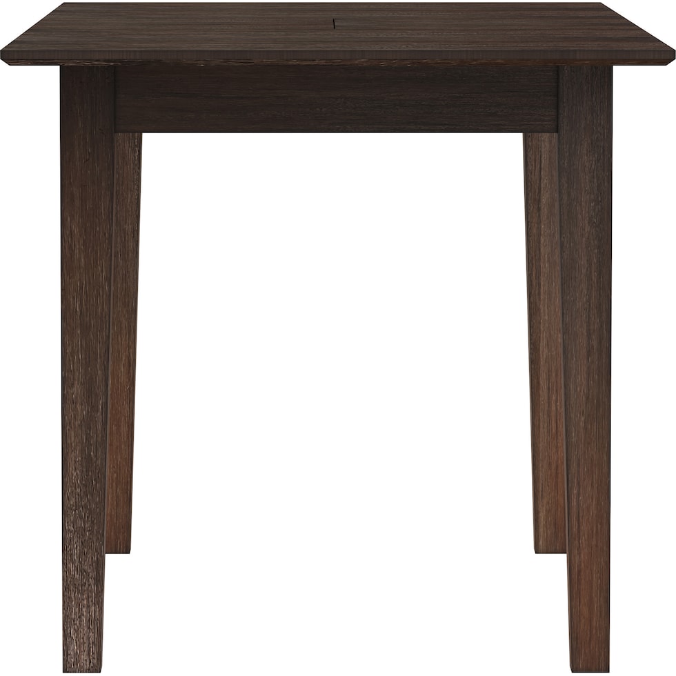 werner dark brown dining table   