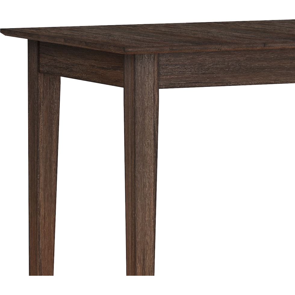 werner dark brown dining table   