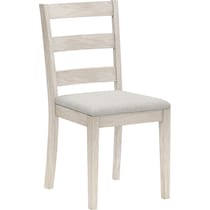 werner white dining chair   