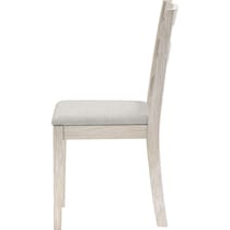 werner white dining chair   