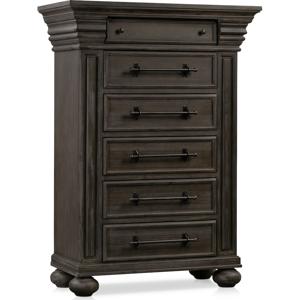 wesley dark brown chest   
