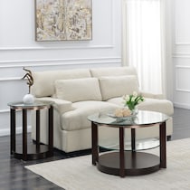 wessel dark brown coffee table   