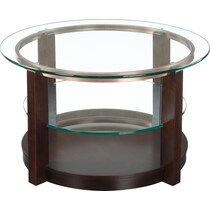 wessel dark brown coffee table   