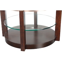 wessel dark brown coffee table   