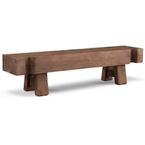 wessex light brown bench   