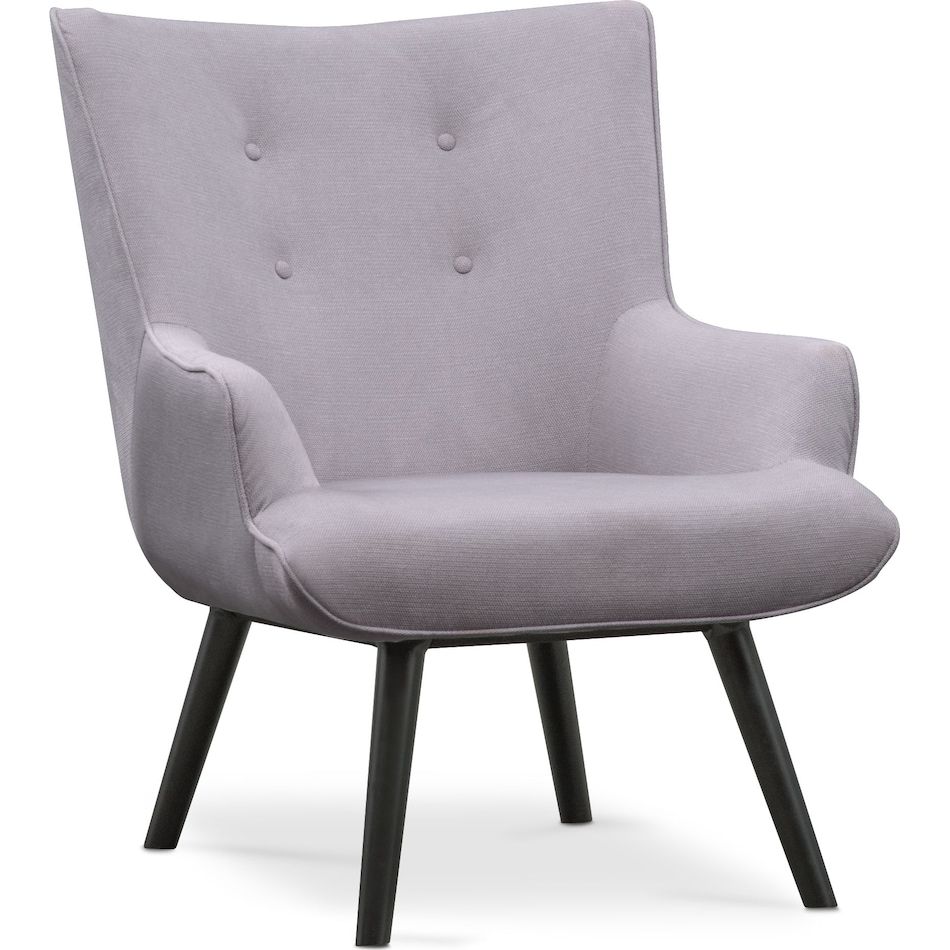 west end gray accent chair   