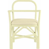 westerly white outdoor dining chair   