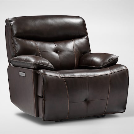 Westgate Dual-Power Recliner - Brown