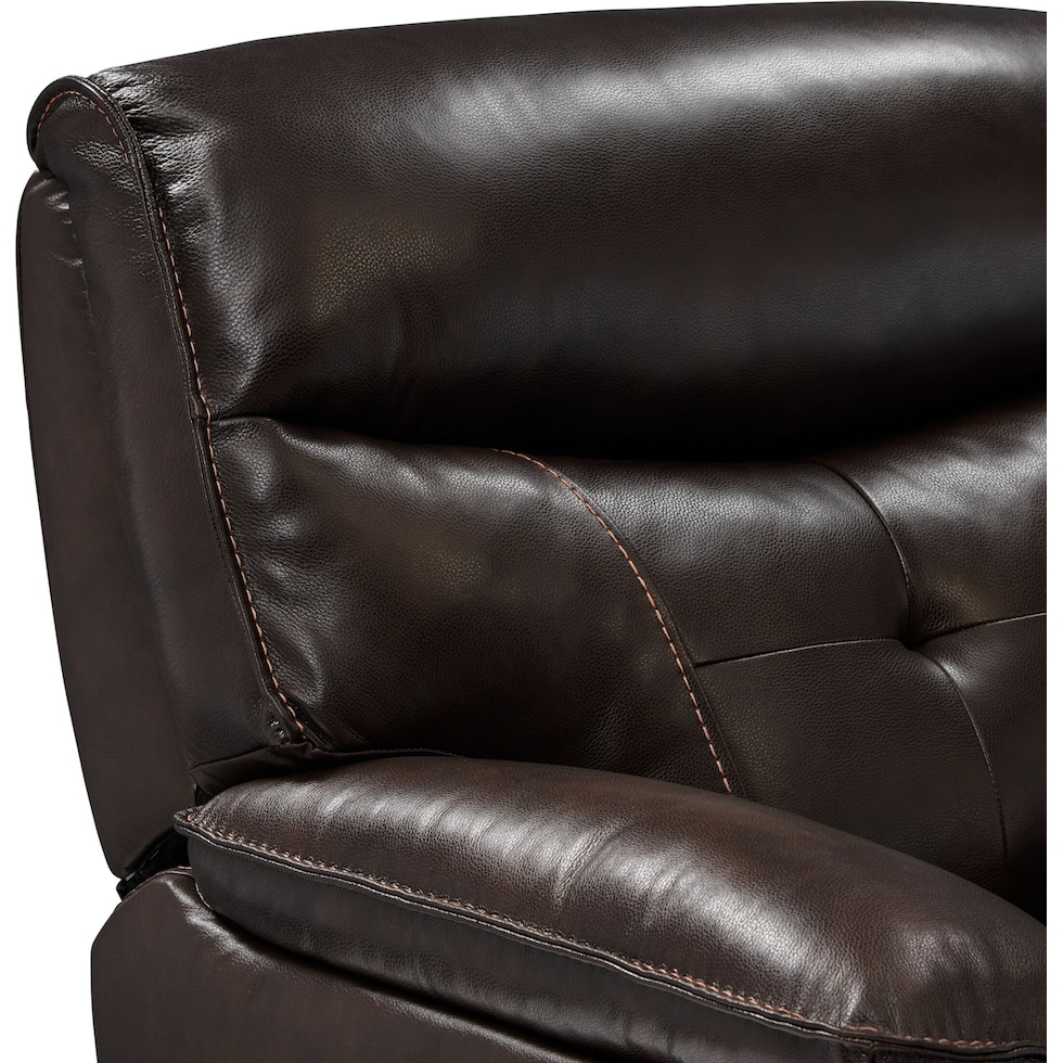 westgate dark brown recliner   