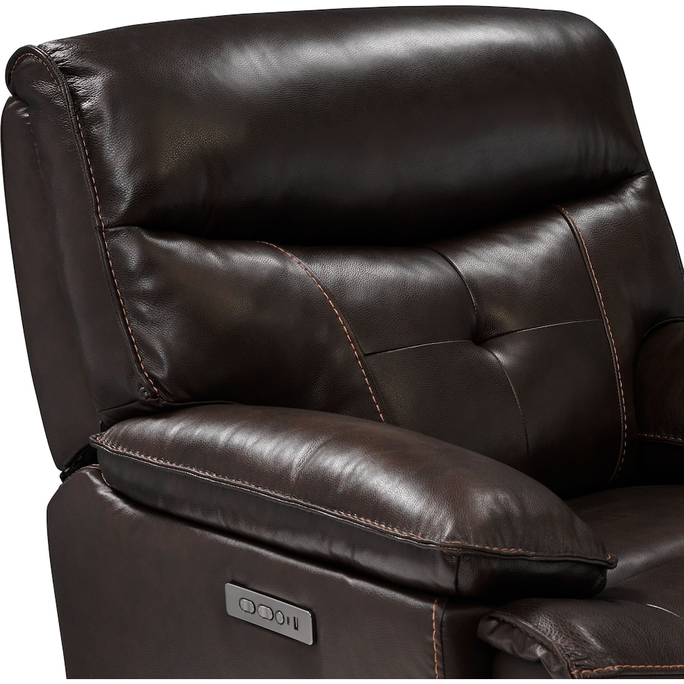 westgate dark brown recliner   