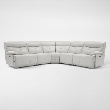 Westgate 5-Piece Dual-Power Sectional - Fog