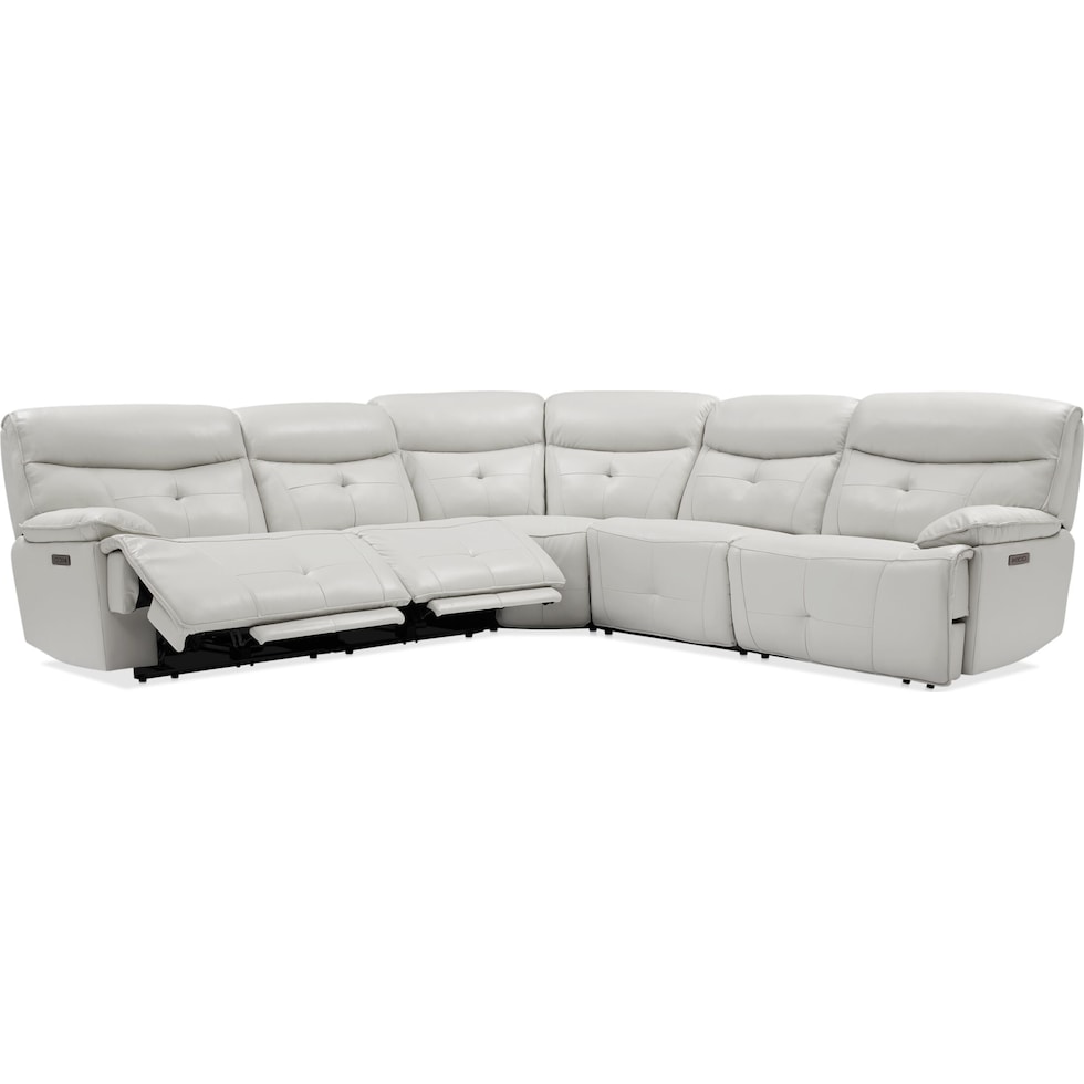 westgate gray sectional   