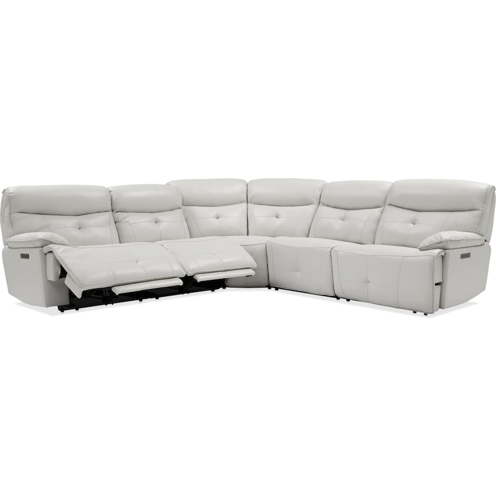 westgate gray sectional   