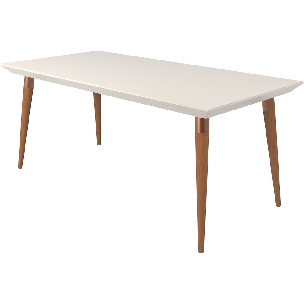 westin off white maple dining table   