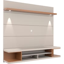 westin off white maple entertainment wall unit   