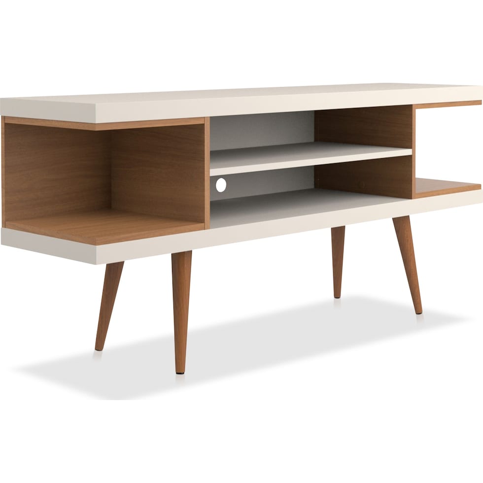 westin off white maple tv stand   