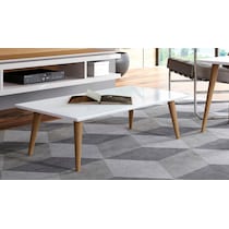 westin white coffee table   
