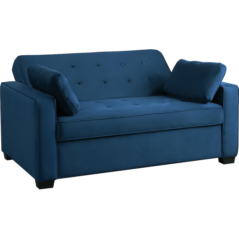 westly blue sofa bed   