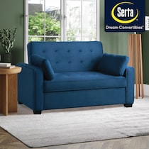 westly blue sofa bed   