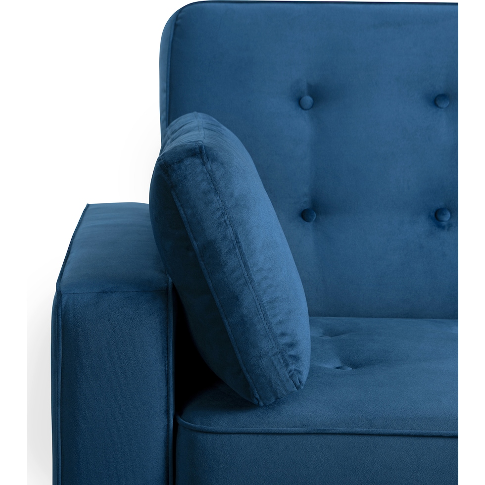 westly blue sofa bed   