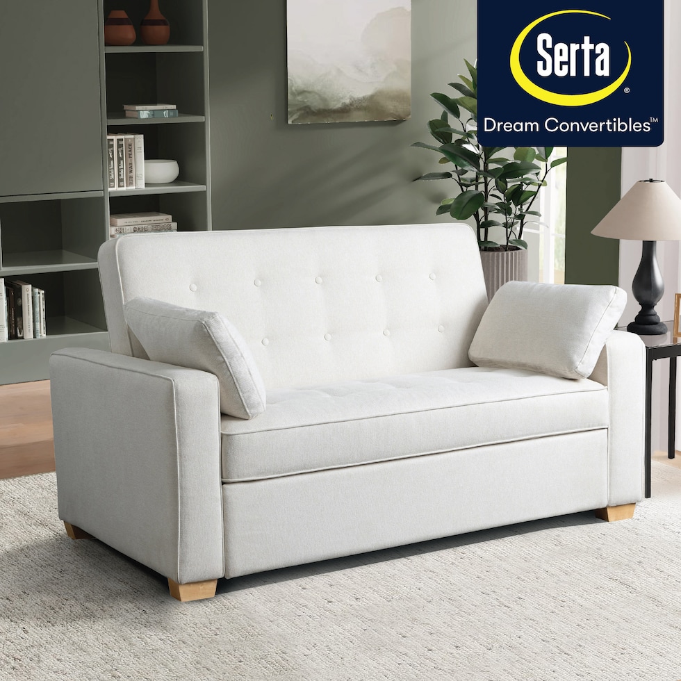 westly white sofa bed   