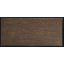 weston dark brown coffee table   
