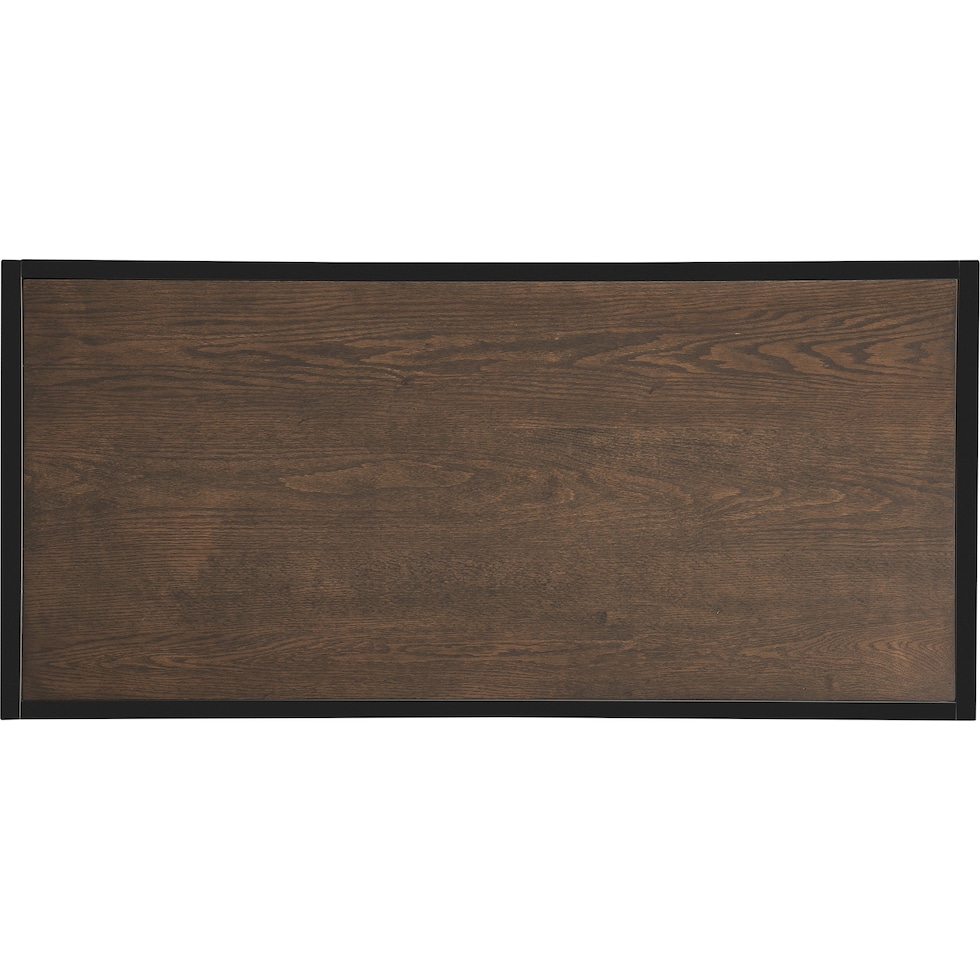 weston dark brown coffee table   