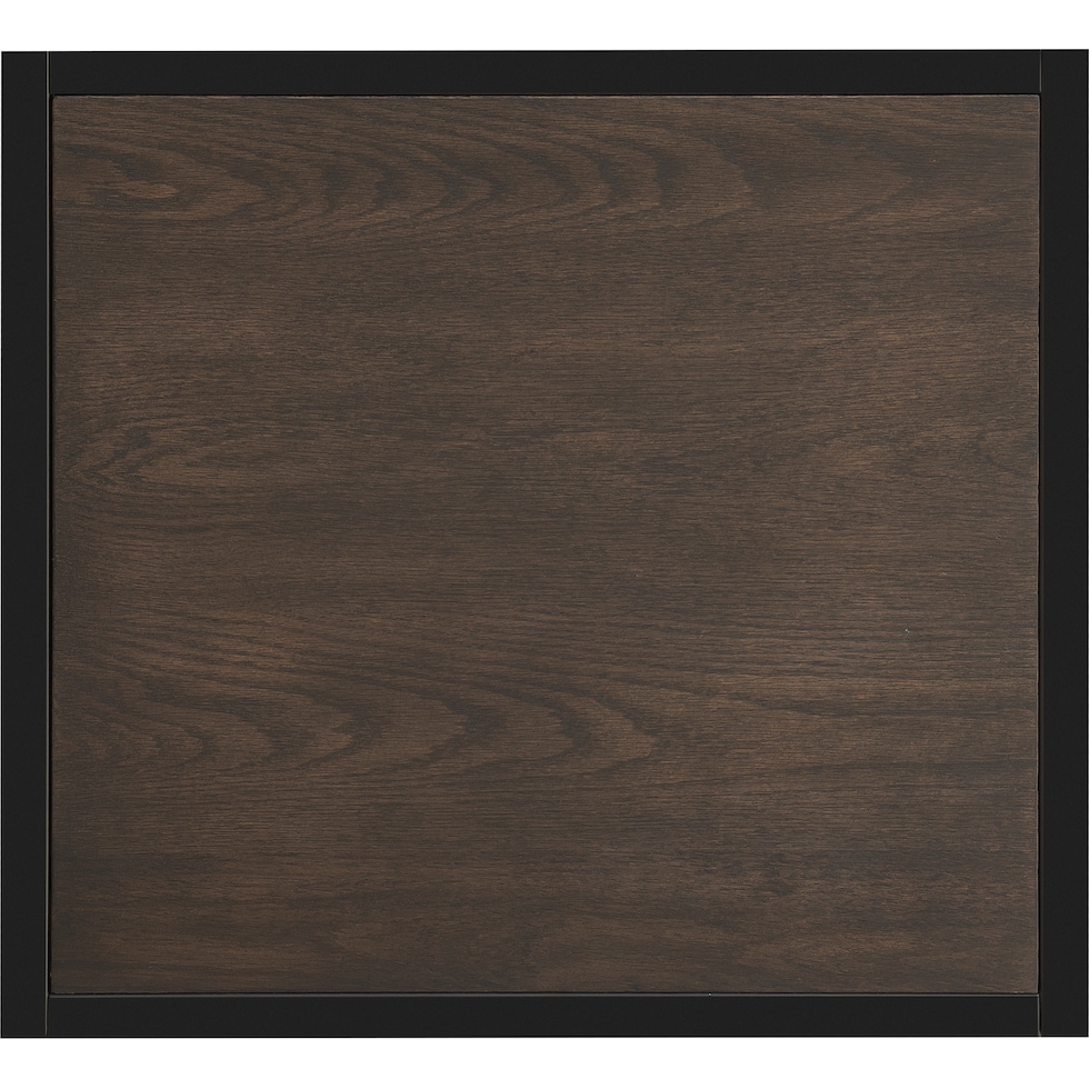 weston dark brown end table   