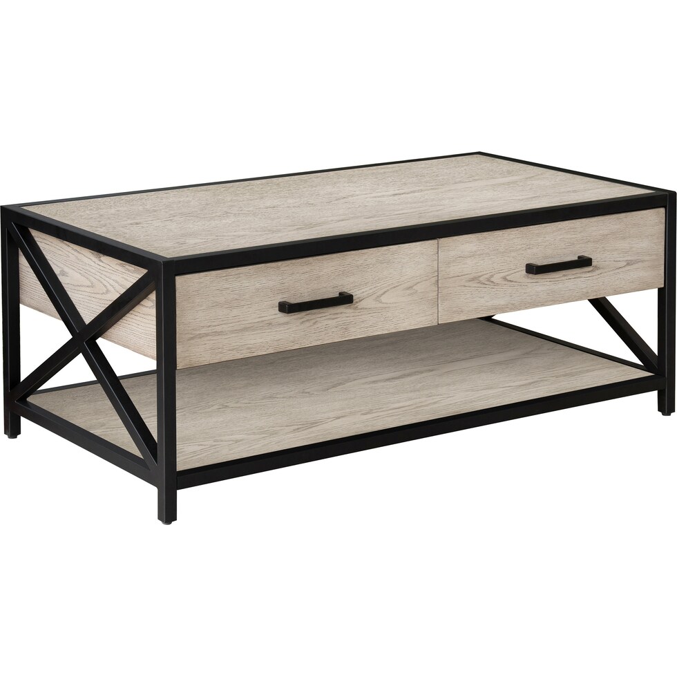 weston gray coffee table   